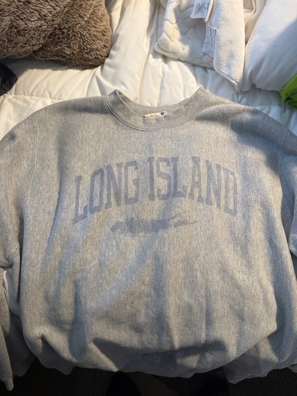 Long Island Grey Crewneck Sweatshirt